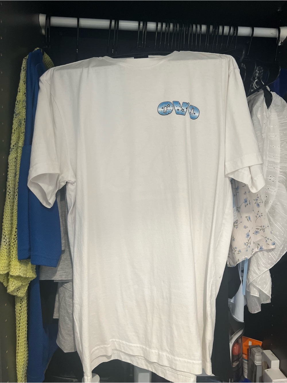 OVO White Short Sleeve T‑Shirt